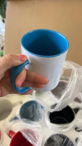 11/15oz Blank Sublimation Mug Colored Inner Color Ceramic Cups photo review