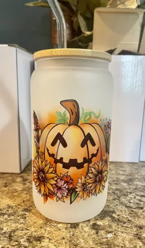 25packs 16/20oz Can Shaped Sublimation Beer Can Glass With Bamboo Lid photo review