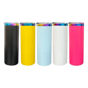 20oz-powder-coated-rainbow-plated-skinny-tumblers