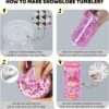 16oz Borosilicate Sublimation Snow Globe GlassPlastic Can Crafix