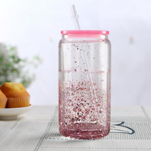 16oz Borosilicate Sublimation Snow Globe GlassPlastic Can Crafix