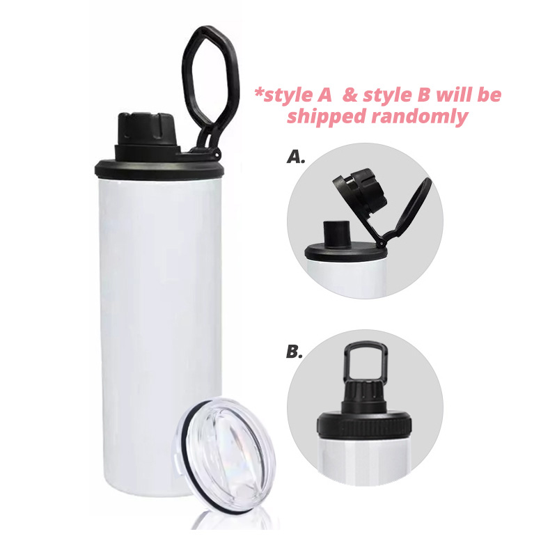 20oz Sublimation Portable Double Wall Stainless Steel Vacuum Space Sports Water Bottle