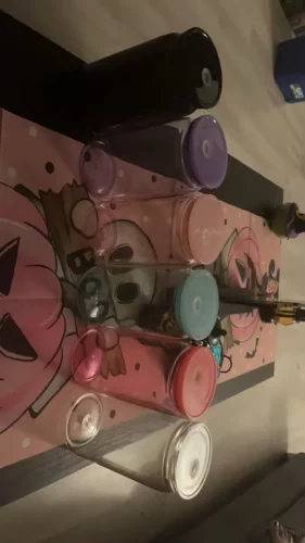 Crafix Mixed Colors Transparent Acrylic 16oz Plastic Libby Beer Soda Can photo review