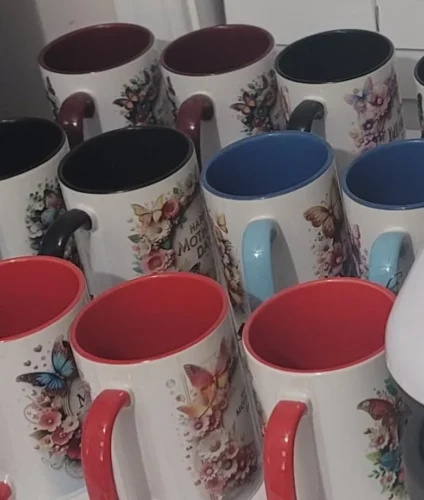 11/15oz Blank Sublimation Mug Colored Inner Color Ceramic Cups photo review