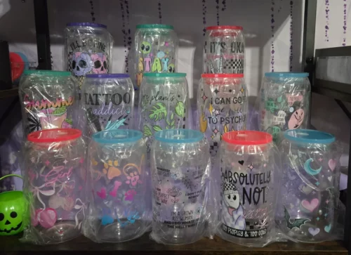 16oz Borosilicate Sublimation Snow Globe Glass/Plastic Can Crafix photo review