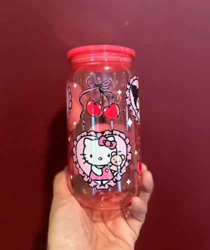 Crafix Mixed Colors Transparent Acrylic 16oz Plastic Libby Beer Soda Can photo review