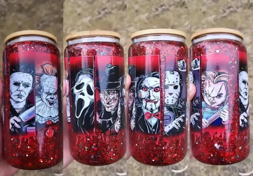 12/16/20oz Pre-Drilled Sublimation Snow Globe Glass Can with Bamboo Lid Crafix photo review