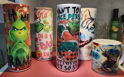 20oz Sublimation Skinny Tumbler with Flat Bottom Crafix photo review