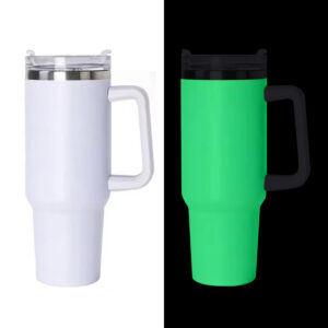 Stainless Steel 40oz Sublimation Glow in the Dark Travel Mug
