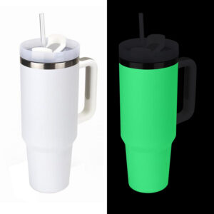 Stainless Steel 40oz Sublimation Glow in the Dark Travel Mug