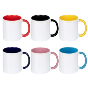 11oz Blank Sublimation Mug Colored Inner Color Ceramic Cups