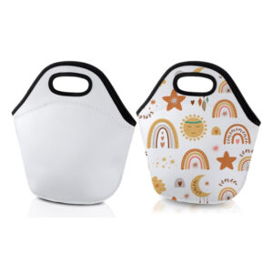 Sublimation Lunch Box Carry Case Handbags Tote with Zipper