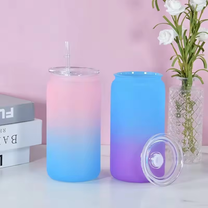 solid-ombre-16oz-matte-colored-plastic-cup-soda-can-with-pp-lids-display