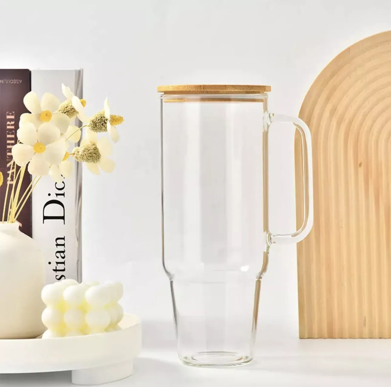 display-2-of-32-40oz-clear-frosted-sublimation-glass-mug-with-handle