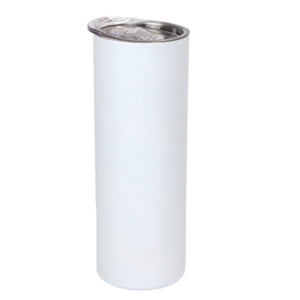 display-2-of-20oz-matte-sublimation-blank-skinny-tumbler-with-lid-and-straw