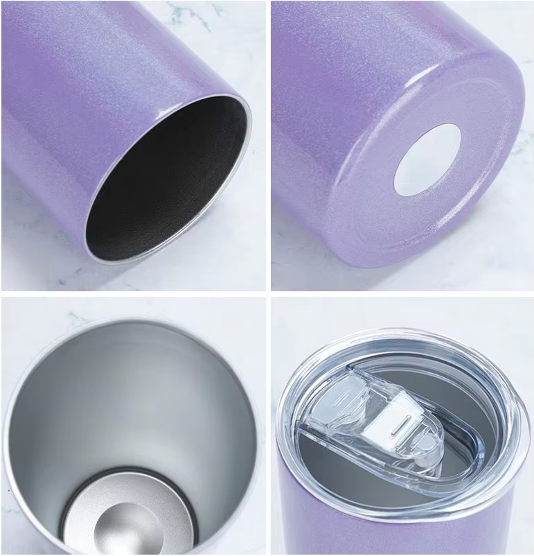 ditails-of-20-30oz-straight-glitter-sublimation-tumbler-vacuum-insulated