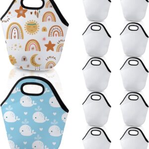 Sublimation Lunch Box Carry Case Handbags Tote with Zipper Sublimation Lunch Box Carry Case Handbags Tote with Zipper