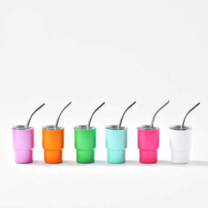 3oz Mini Sublimation Stainless Steel Miniature Shot Tumbler Cups