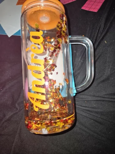 12/15/20oz Sublimation Snow Globe Mugs with Handle photo review