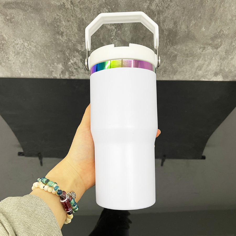 white-wholesale-20oz-rainbow-rim-powder-coated-mug-with-flip-straw
