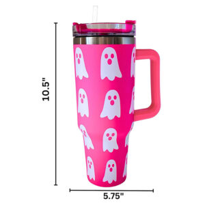 size-of-40oz-ghost-tumbler-with-handle-halloween-coffee-tumbler