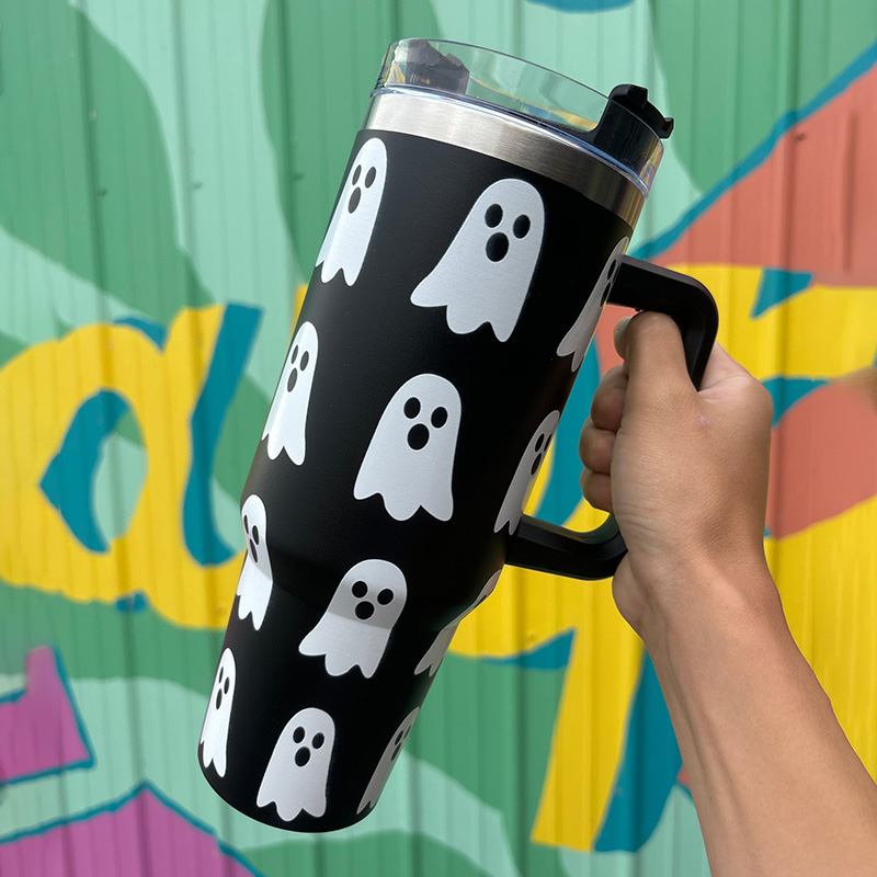 black-40oz-ghost-tumbler-with-handle-halloween-coffee-tumbler