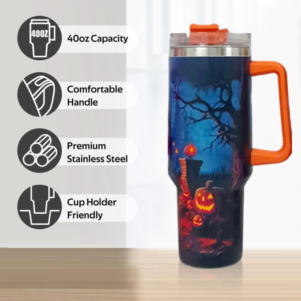 40oz tumblers for halloween ghost travel mug