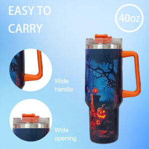 40oz-tumblers-for-halloween-ghost-horror-insulated-travel-mug-with-straw-details-2