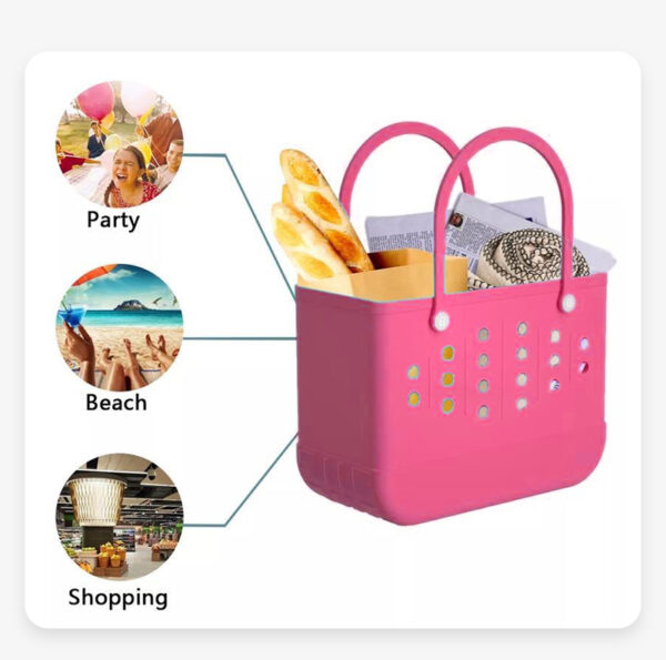 EVA Durable Waterproof Beach Tote Bag for Women