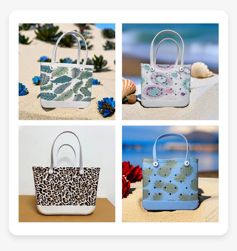 Multiple Styles EVA Durable Waterproof Beach Tote Bag