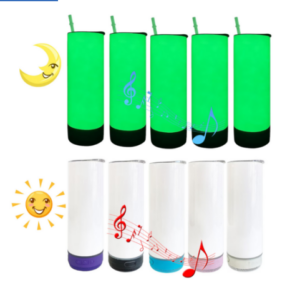 display-of-20oz-bluetooth-wireless-speaker-sublimation-glow-in-the-dark-tumbler