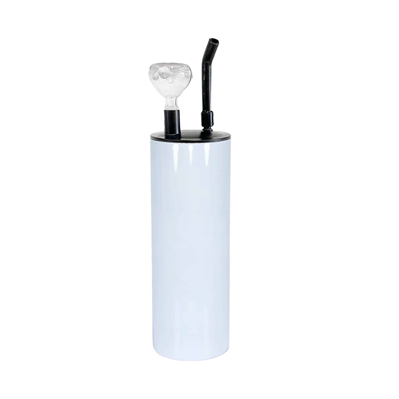 15/20oz Straight Sublimation Blank Skinny Hookah Tumbler