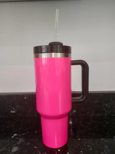 Quencher 30/40oz Sublimation Neon Fluorescent Colored Travel Mug 16pcs photo review