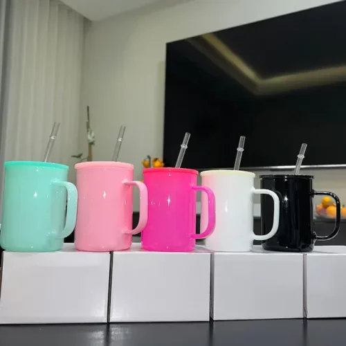 17oz Sublimation Dark-Colored Glass Mug with Handle Wholesale Mugs in Bulk photo review