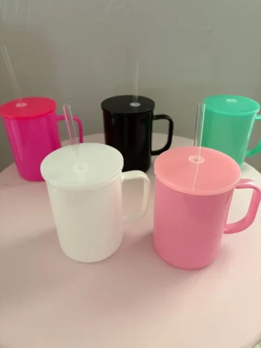 17oz Sublimation Dark-Colored Glass Mug with Handle Wholesale Mugs in Bulk photo review