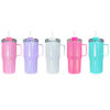 2 Rainbow Painted 20oz Sublimation Vacuum Insulated Tumbler