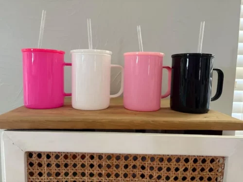 17oz Sublimation Dark-Colored Glass Mug with Handle Wholesale Mugs in Bulk photo review