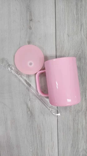 17oz Sublimation Dark-Colored Glass Mug with Handle Wholesale Mugs in Bulk photo review