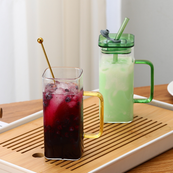 400ml-square-glass-cups-with-colored-lids-straws-and-handle-display-2