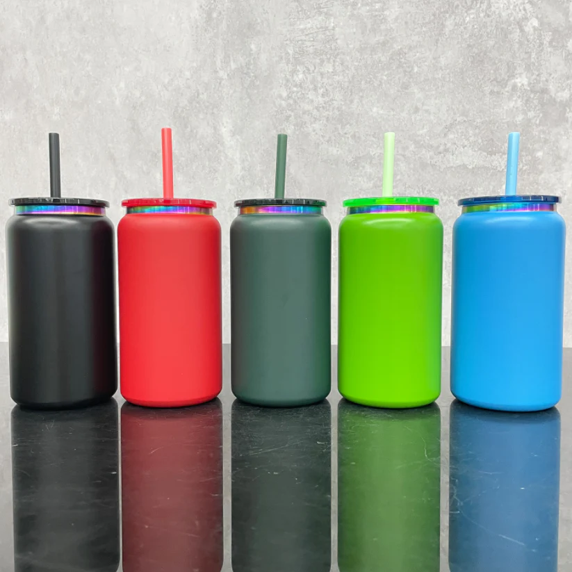 16oz-gold/rainbow-plated-christmas-stainless-steel-soda-can-tumbler-real-shots