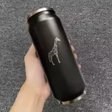 60packs 500ml Stainless Steel Water Bottle Reusable Can Shaped Soda Can photo review