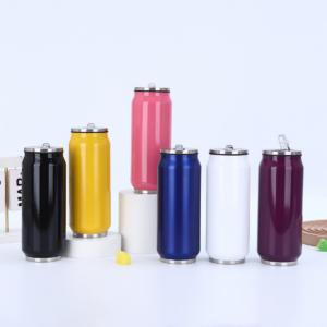 Stainless Steel Water Cup 500ml Reusable Can Shaped Soda Can display-2-of-stainless-steel-water-cup-500ml-reusable-can-shaped-soda-can