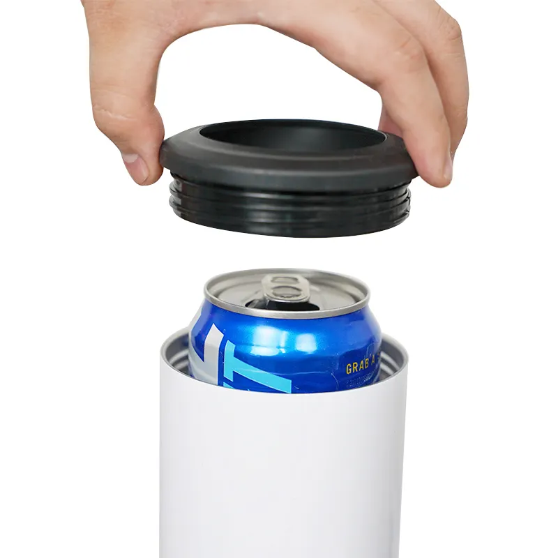 display-4-of-16oz-stainless-steel-sublimation-blanks-4-in-1-beer-can-cooler-with-bottle-opener