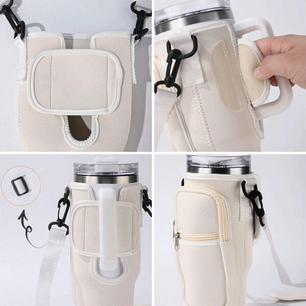 Carrier Bag for Stanley 40oz Tumbler with Adjustable Shoulder Strap
