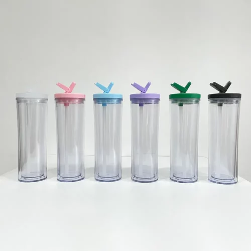 20oz Flip Top Snow Globe Acrylic Cup with Pre-Drilled Hole photo review