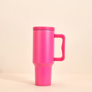pink-40oz-customizable-car-cup-with-handle-and-straw