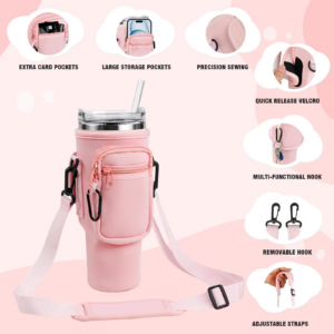 Carrier Bag for Stanley 40oz Tumbler with Adjustable Shoulder Strap Carrier Bag for Stanley 40oz Tumbler with Adjustable Shoulder Strap