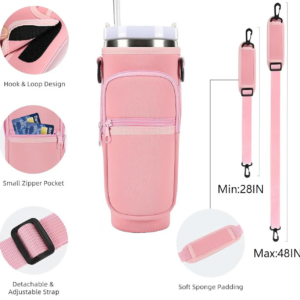 Carrier Bag for Stanley 40oz Tumbler with Adjustable Shoulder Strap Carrier Bag for Stanley 40oz Tumbler with Adjustable Shoulder Strap