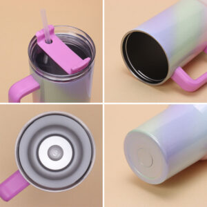Twill Glitter 40oz Travel Mug Twill Glitter 40oz Travel Mug