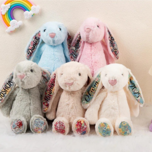 Easter Rabbit Stuffed Doll for Sublimation Long Eared Bunny Wholesale